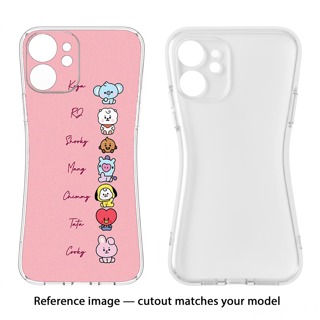 BTS names Samsung S24 FE 5G Soft Case Back Cover by Casekaro