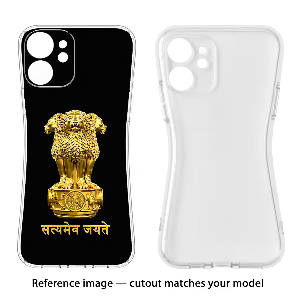 Satyamev Jayate Golden Vivo T4x 5G Soft Case Back Cover by Casekaro