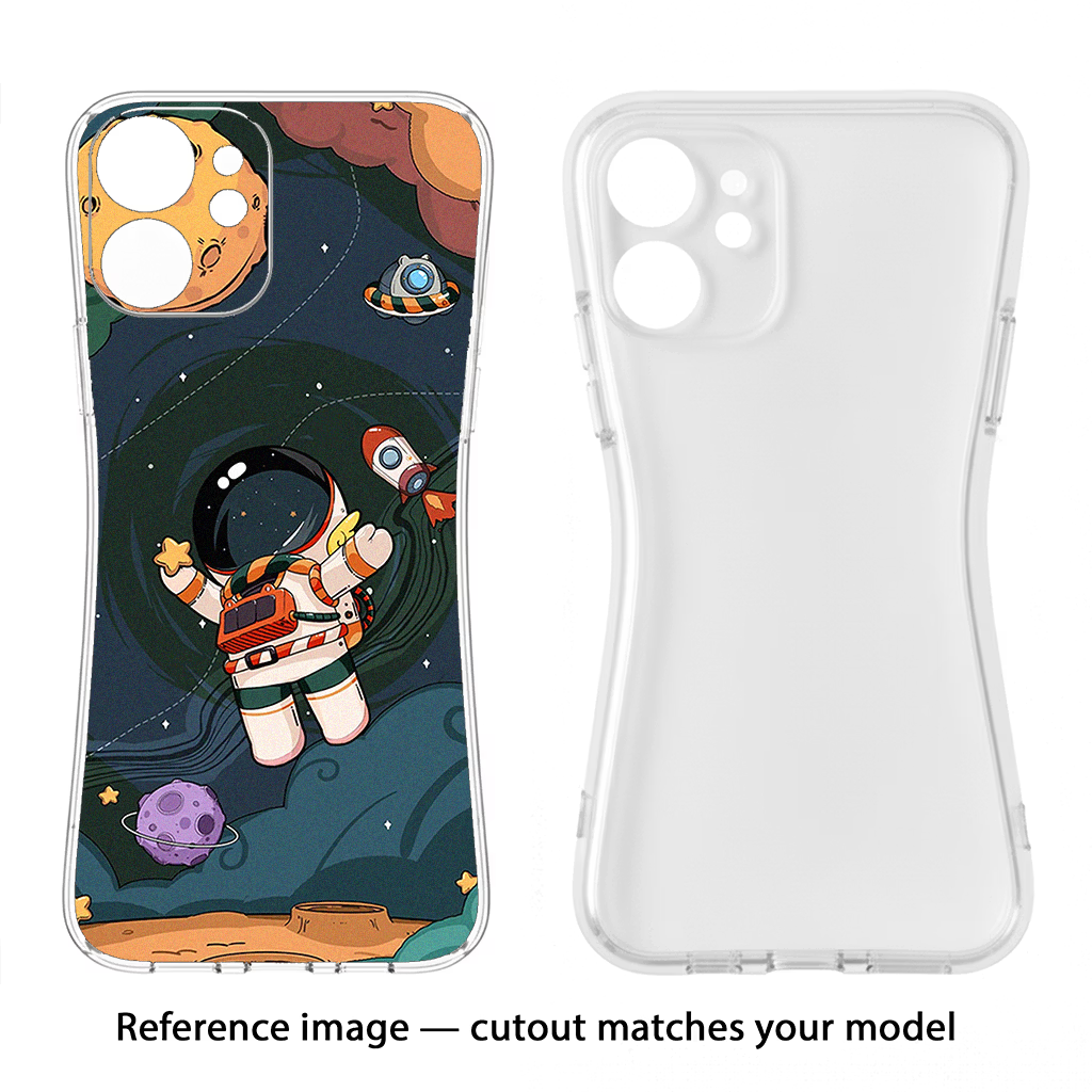 Cartoon Astronaut OnePlus Nord 5 Soft Case Back Cover by Casekaro