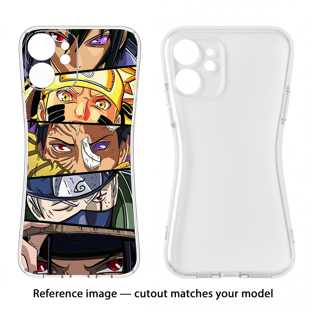 Naruto Character iPhone 16 Soft Case Back Cover by Casekaro
