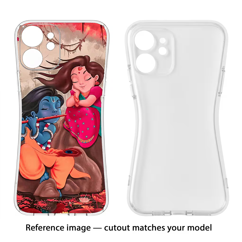 Radhe Krishna Samsung A56 5G Soft Case Back Cover by Casekaro