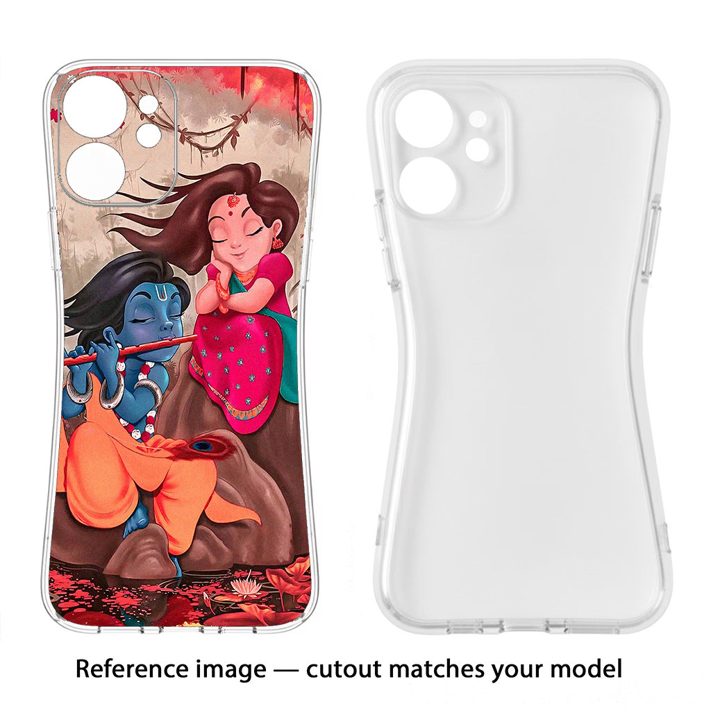 Radhe Krishna Nothing Phone 2A Plus Soft Case Back Cover by Casekaro