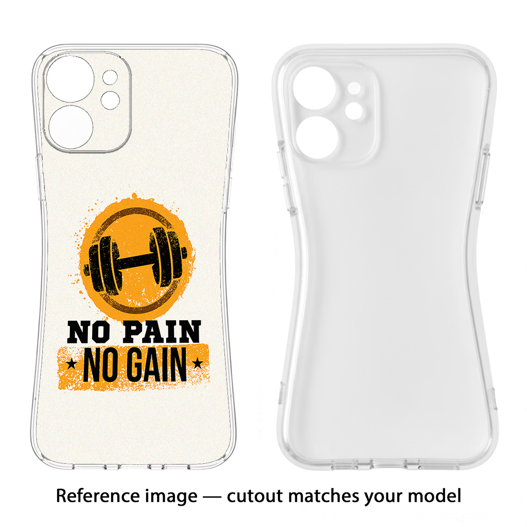 No Pain No Gain Samsung S24 FE 5G Soft Case Back Cover by Casekaro
