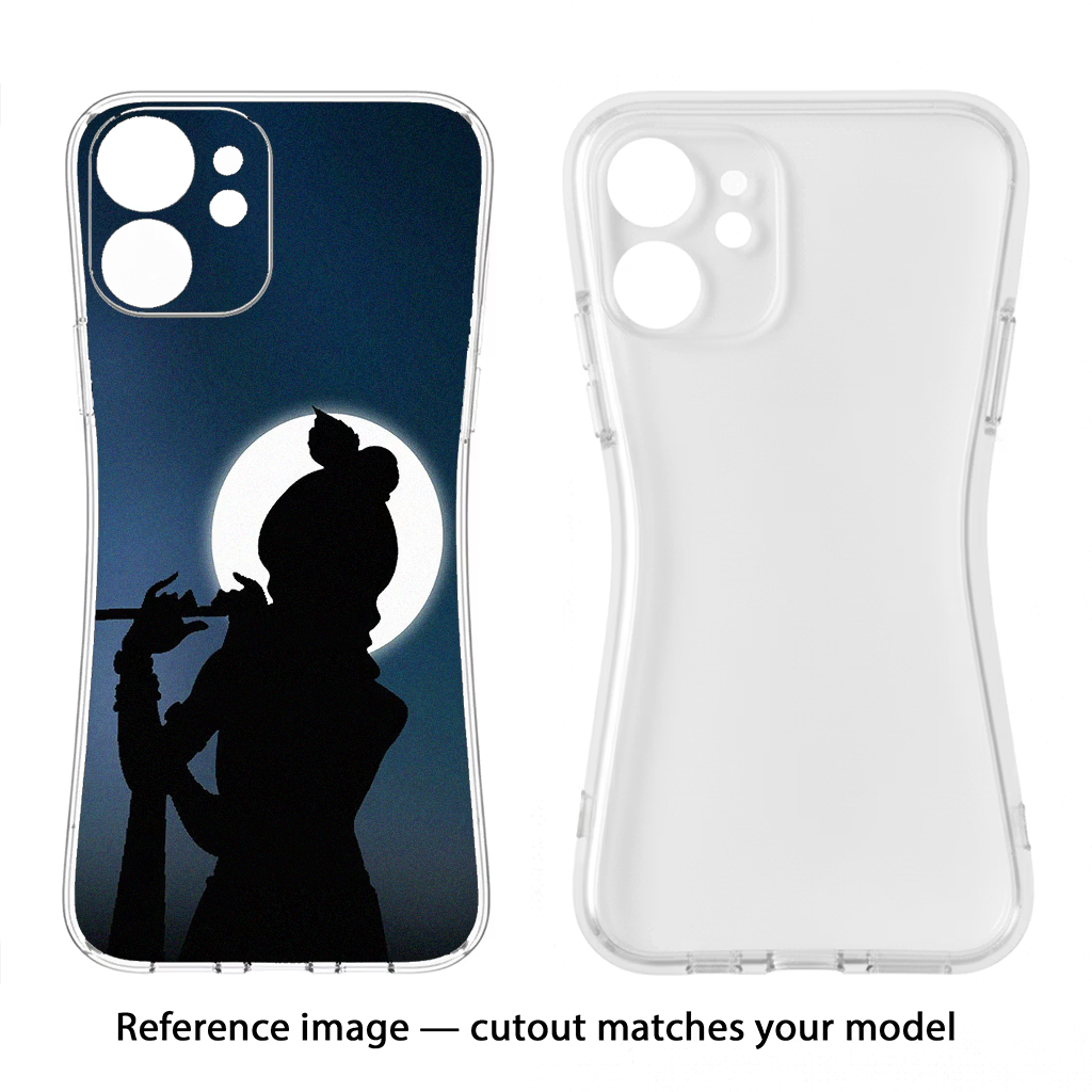 Shri Krishna Silhouette Samsung S24 FE 5G Soft Case Back Cover by Casekaro