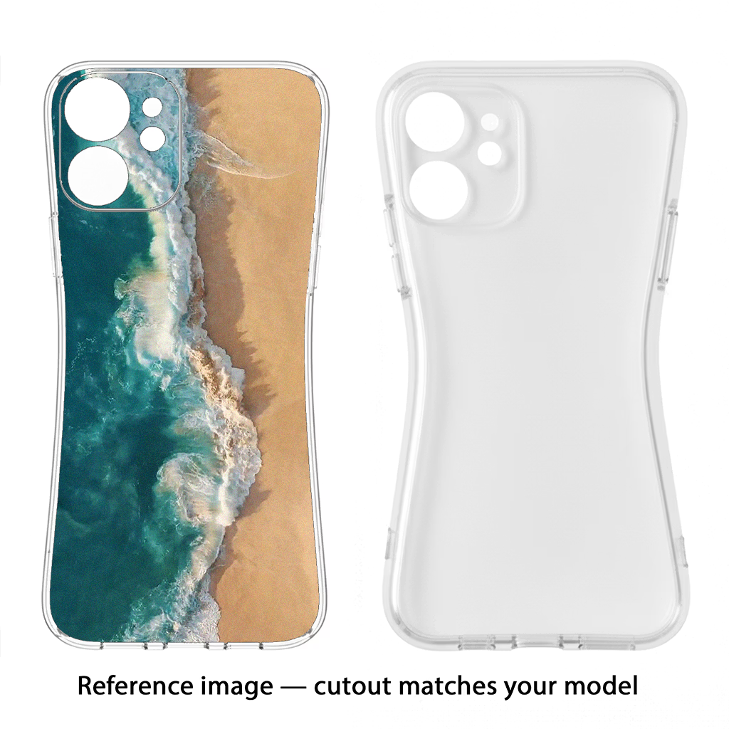 Ocean Beach CMF by Nothing Phone 1 Soft Case Back Cover by Casekaro