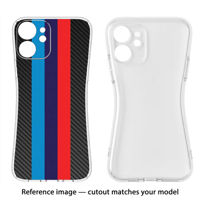 BMW Stripes Pattern Realme 14 Pro Plus 5G Soft Case Back Cover by Casekaro