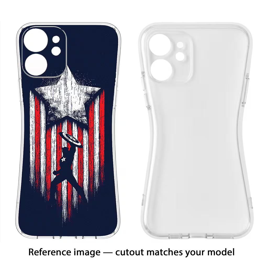 Captain America Marvel Art Vivo T4x 5G Soft Case Back Cover by Casekaro