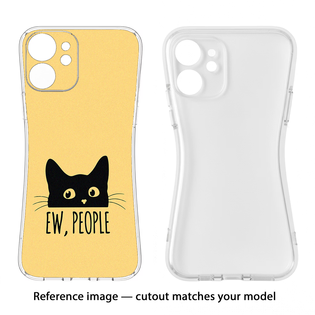 Ew People Catitude Samsung S24 FE 5G Soft Case Back Cover by Casekaro