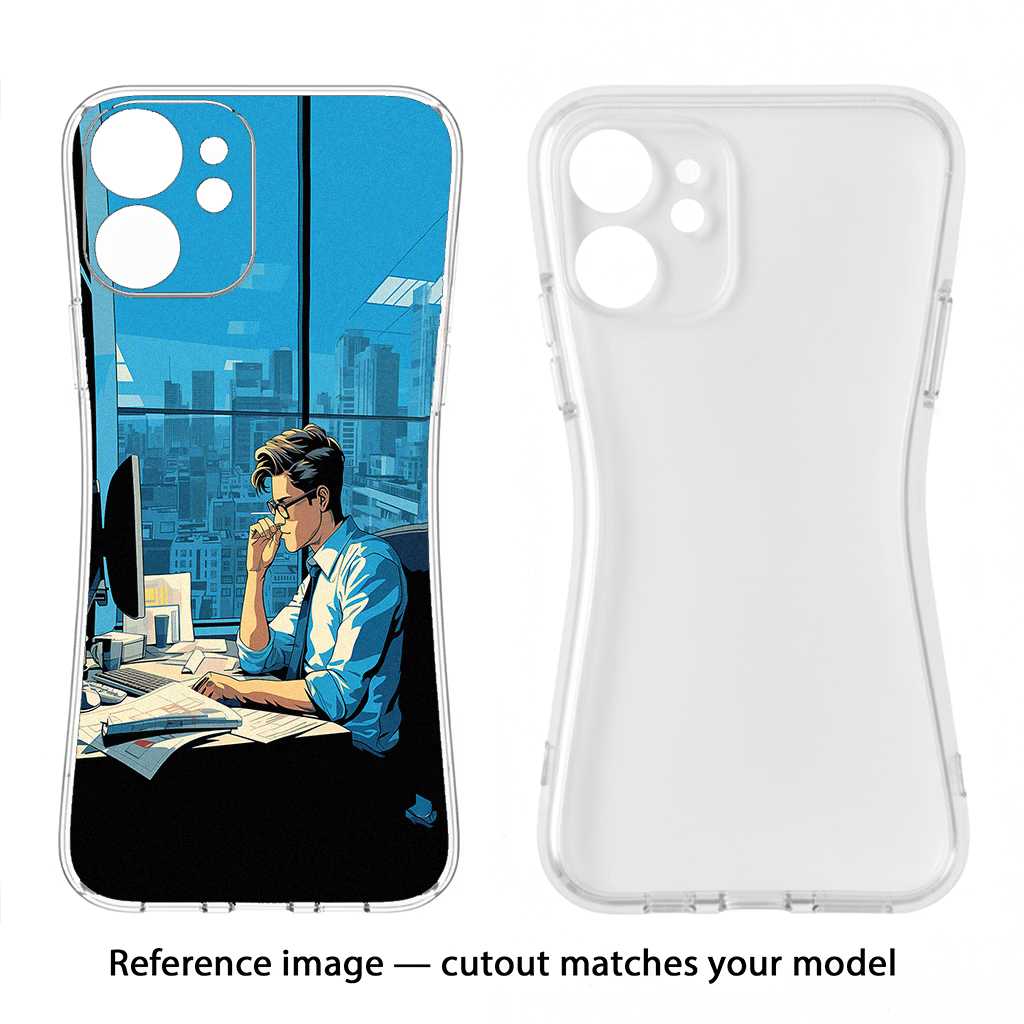 Focused Hustler (AI Generated) CMF by Nothing Phone 1 Soft Case Back Cover by Casekaro