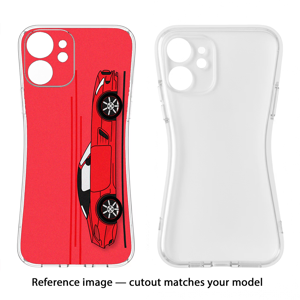 Red Velocity Samsung S24 FE 5G Soft Case Back Cover by Casekaro