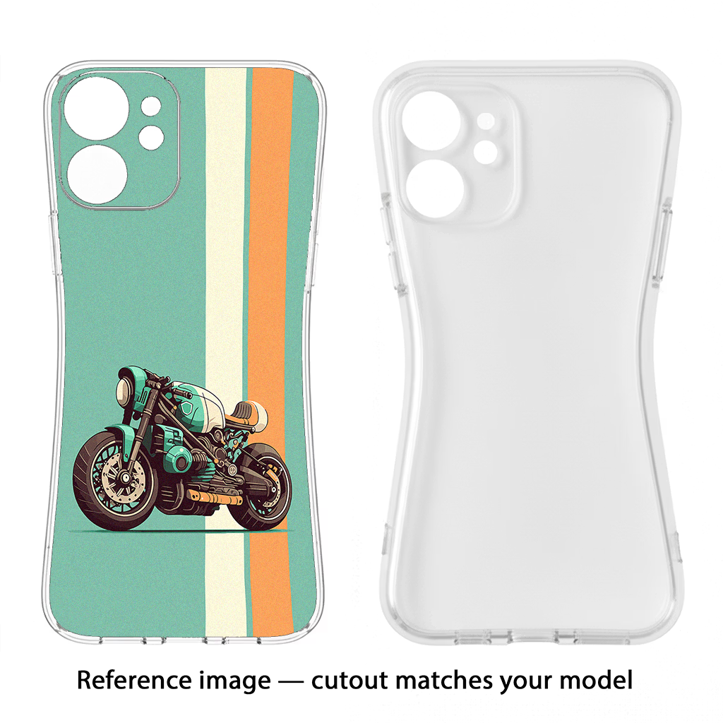 Striped Moto Drift Samsung S24 FE 5G Soft Case Back Cover by Casekaro