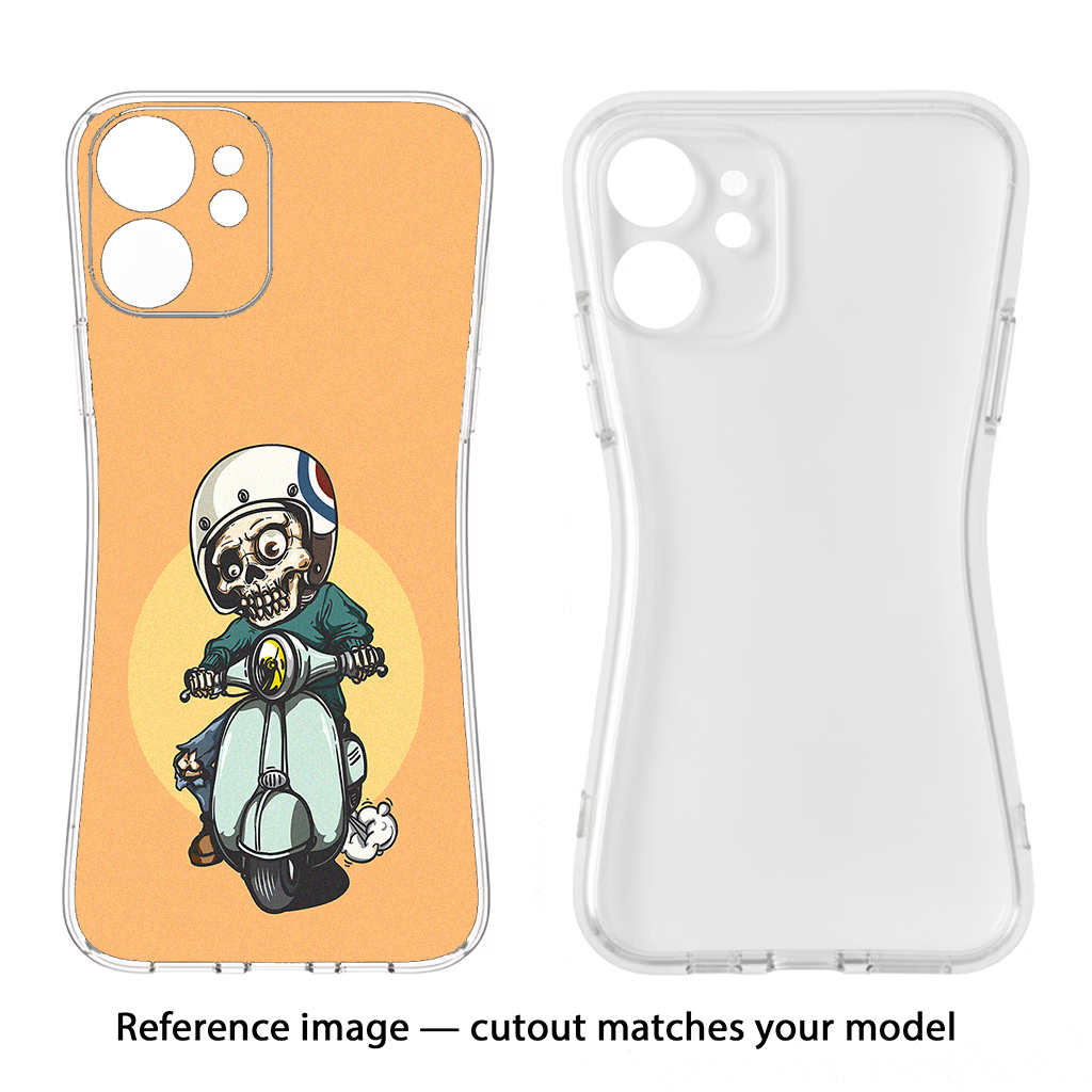 Undead Biker CMF by Nothing Phone 1 Soft Case Back Cover by Casekaro