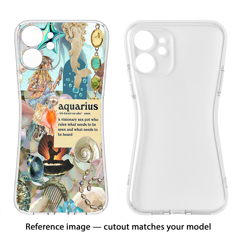 Aquarius Zodiac Samsung S24 FE 5G Soft Case Back Cover by Casekaro