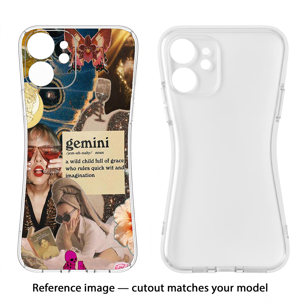 Gemini Zodiac Samsung S24 FE 5G Soft Case Back Cover by Casekaro