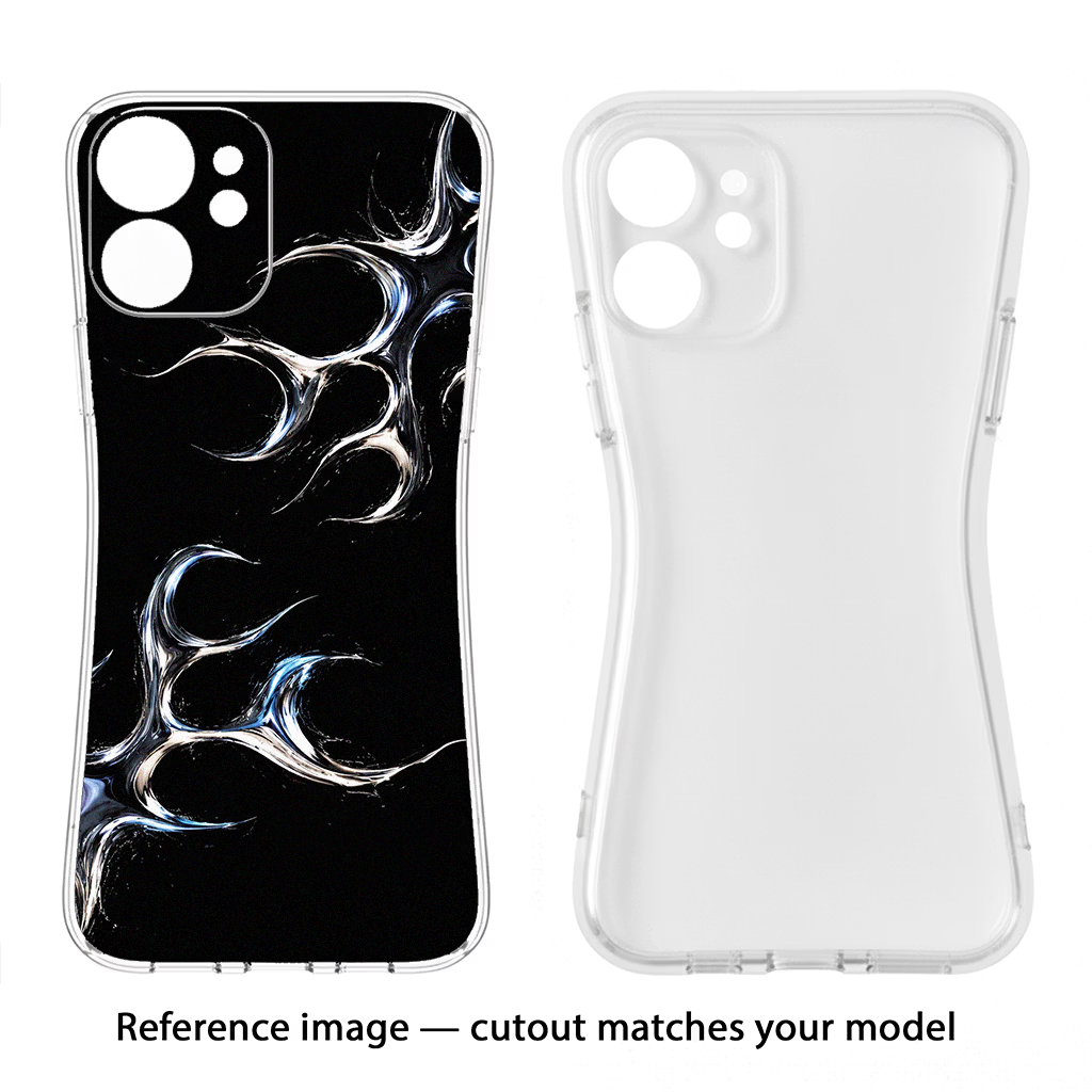 Chrome Tribal CMF by Nothing Phone 1 Soft Case Back Cover by Casekaro