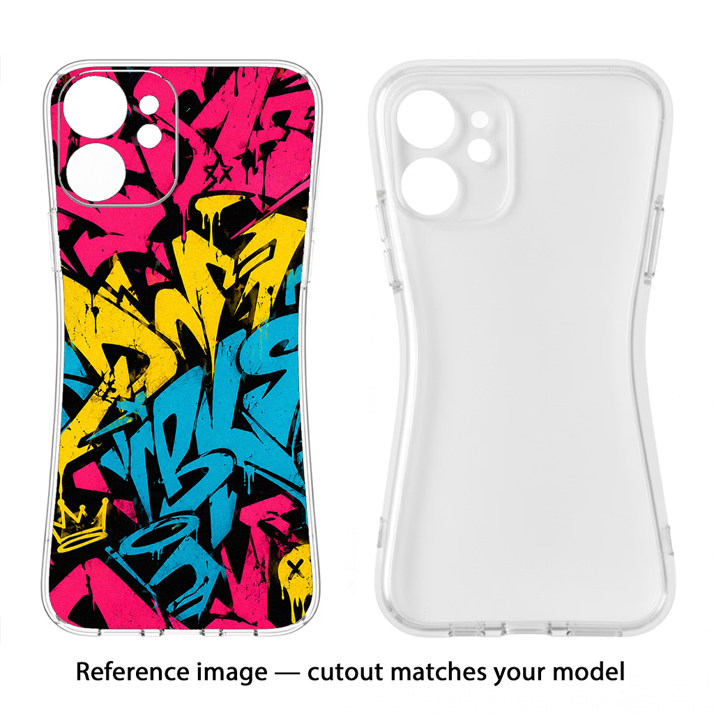Graffiti Vibe CMF by Nothing Phone 1 Soft Case Back Cover by Casekaro