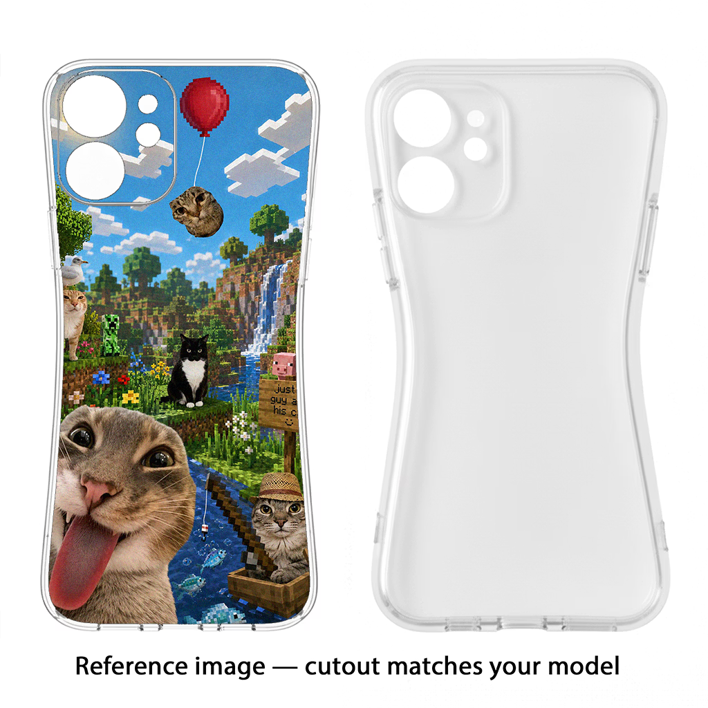Minecraft Cat Chaos Samsung S24 FE 5G Soft Case Back Cover by Casekaro