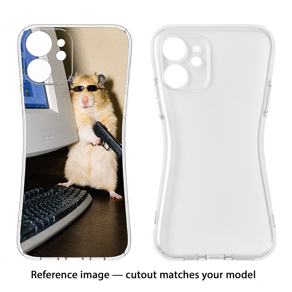 Hacker Hamster CMF by Nothing Phone 1 Soft Case Back Cover by Casekaro