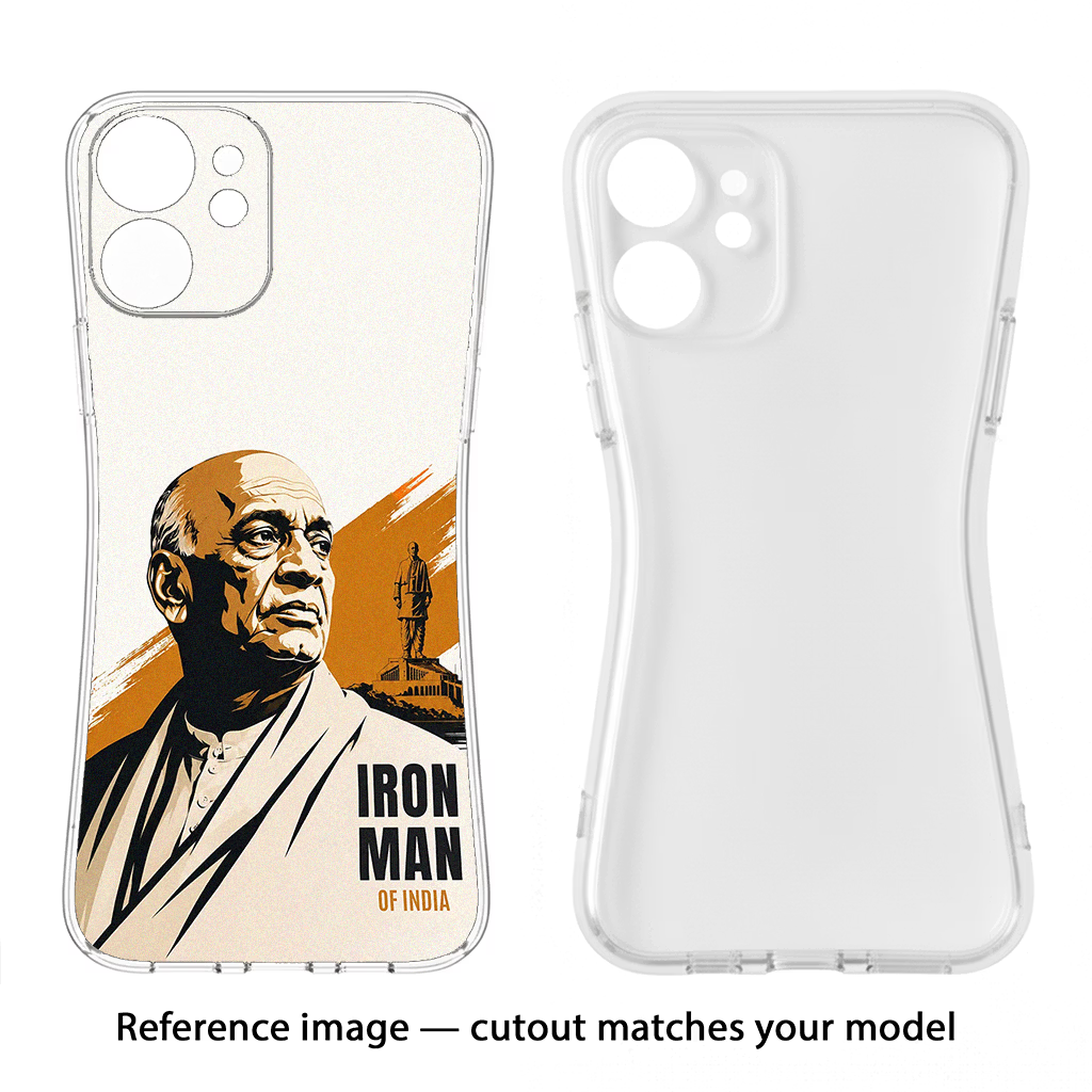 Sardar Patel Iron Will CMF by Nothing Phone 1 Soft Case Back Cover by Casekaro