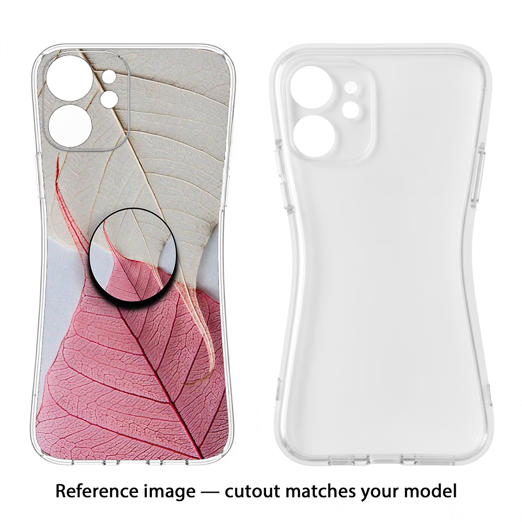 White Pink Leaf Samsung S24 FE 5G Pop Case by Casekaro
