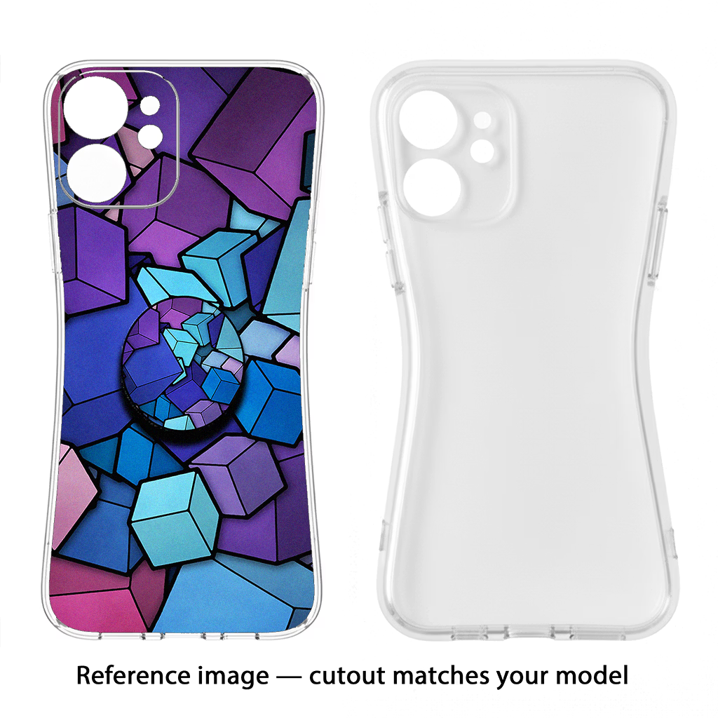 Cubic Abstract Samsung S24 FE 5G Pop Case by Casekaro